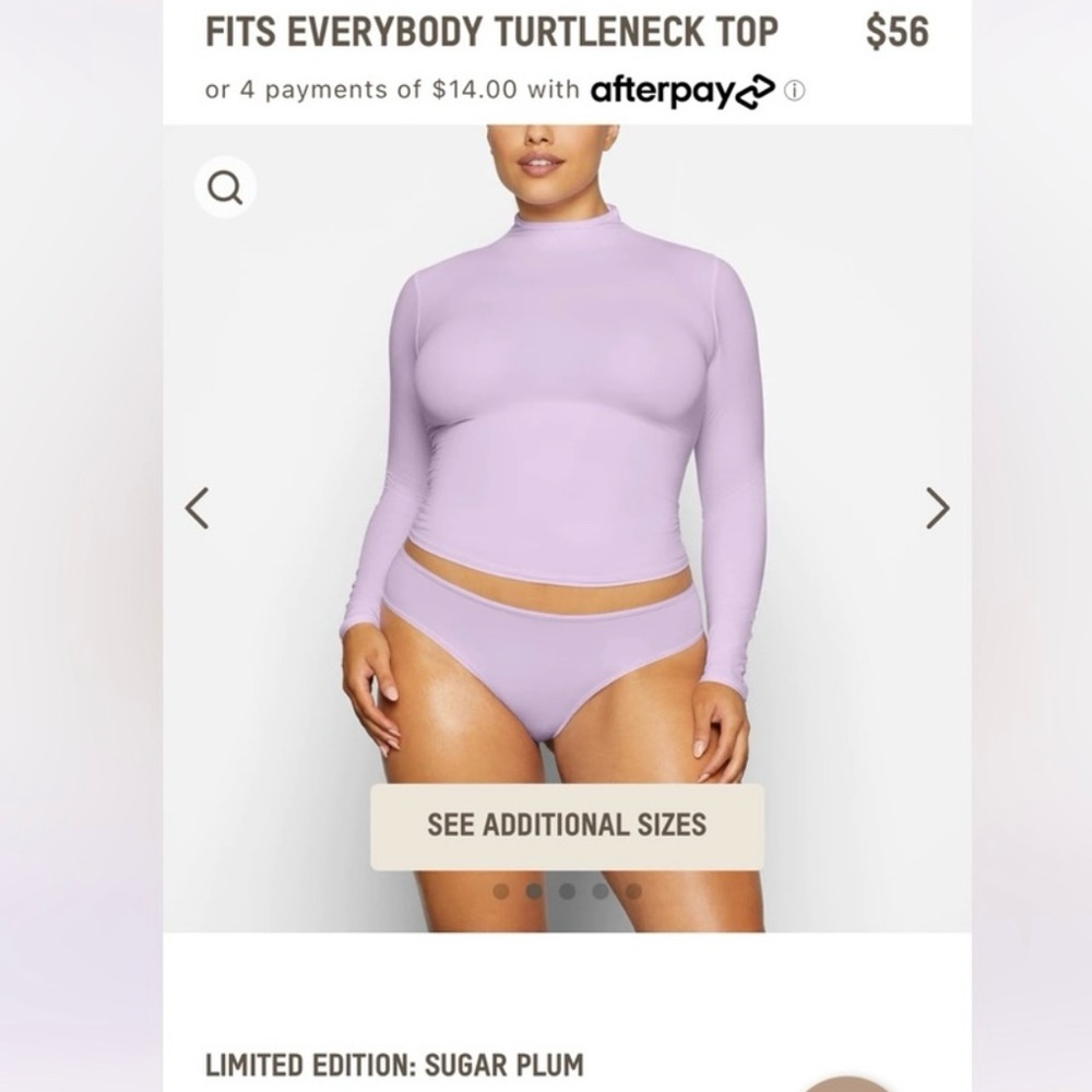 Skims turtleneck top